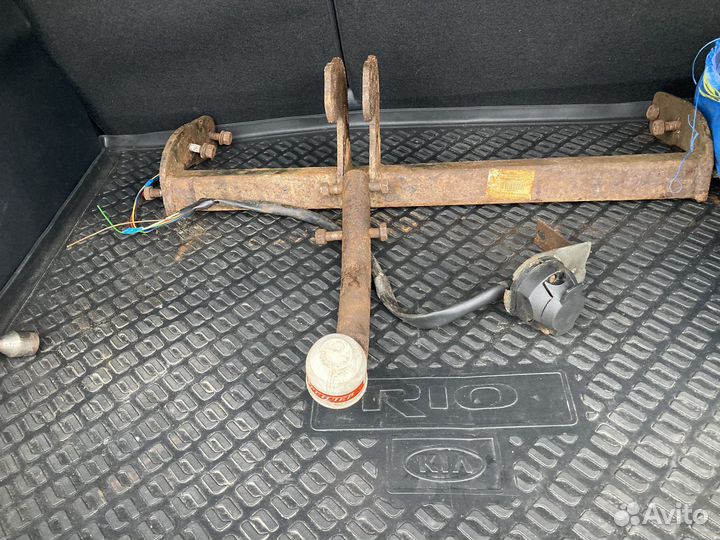 Фаркоп на kia rio х лайн