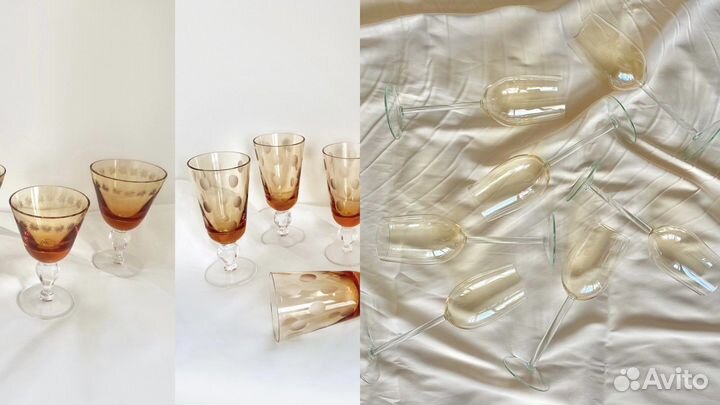 Бокалы калининские и золотая свадьба