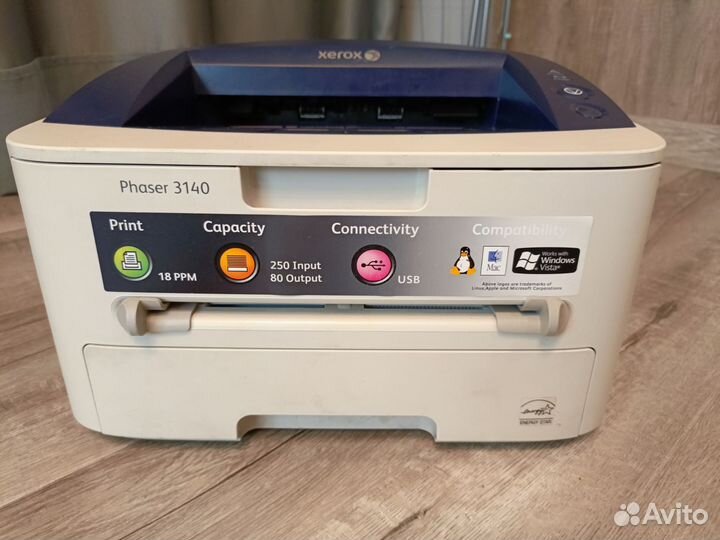 Лазерный принтер Xerox 3140. Новый картр. Доставка