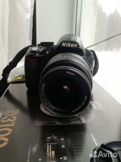 Фотоаппарат nikon d3100 + объектив 15-55