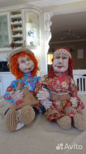 Куклы в чулочной технике