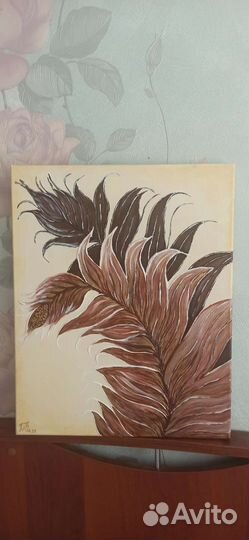 Картина акрилом на холсте