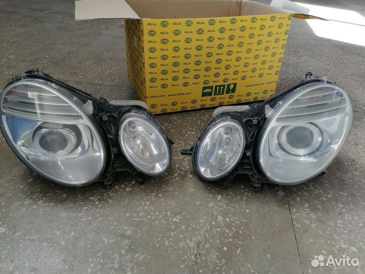 Фара правая w211 рестайлинг биксеноновая