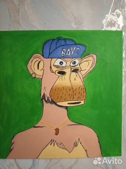 Картина обезьяна