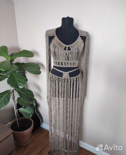 Костюм макраме