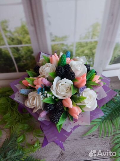 Букет из мыла