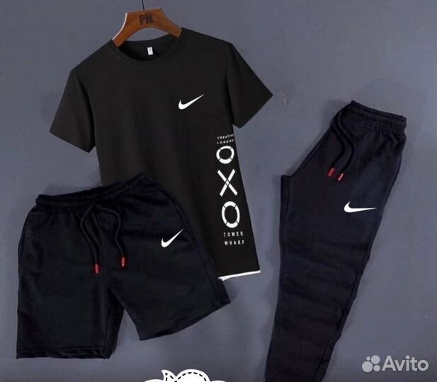 Летний спортивный костюм тройка Nike