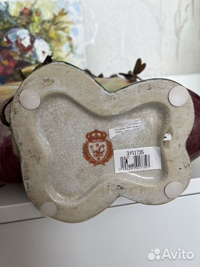 Фарфоровая ваза Toucan and Lizard multi