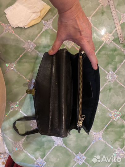 Барсетка кожаная мужская