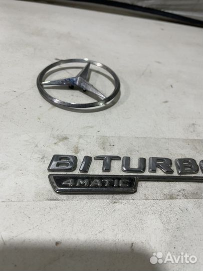 Эмблема на крыло biturbo Мерседес 213