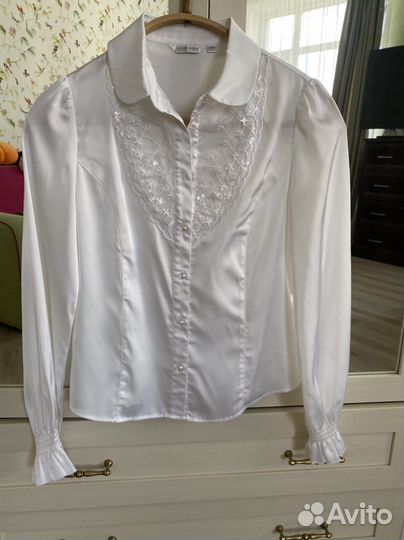 Блуза школьная 158 silver spoon