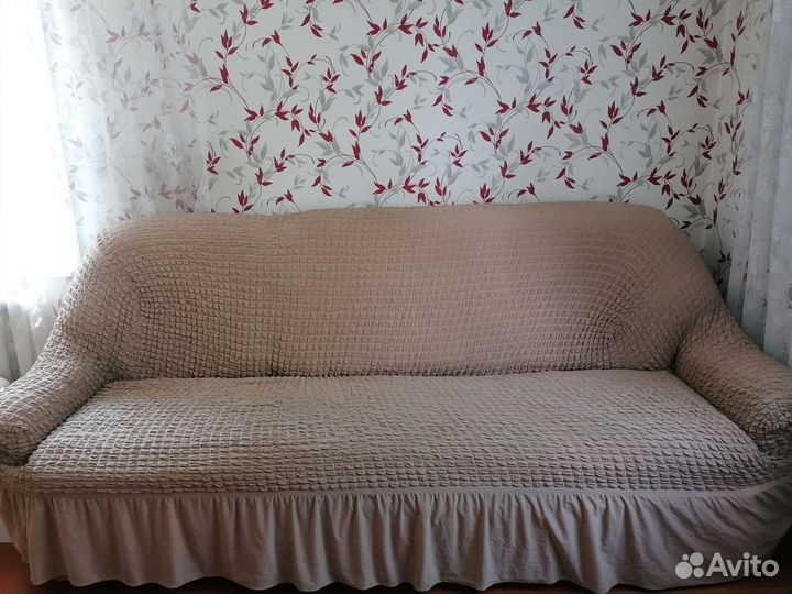 Диван и кресло б/у