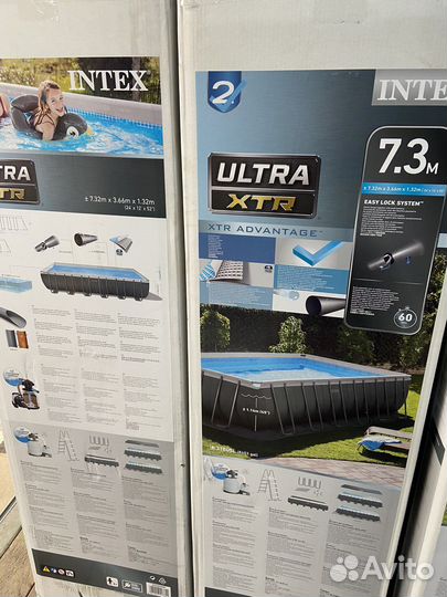 Каркасный бассейн intex