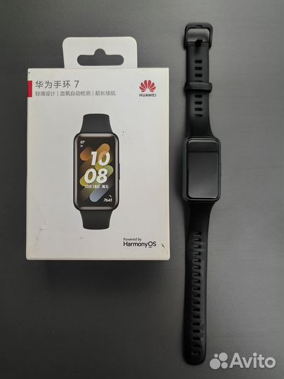 Фитнес-браслет huawei Band 7, черный