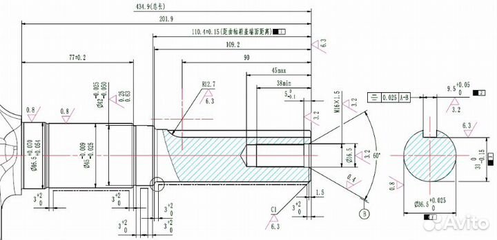 Двигатель бензиновый Zongshen GB1000 35 л.с
