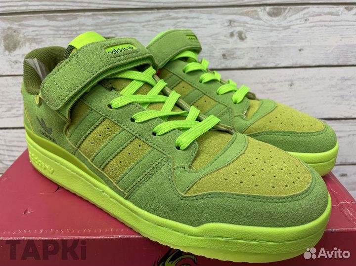 Adidas Forum Low The Grinch Green кроссовки