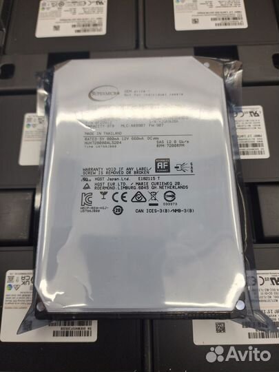 Hgst (Hitachi) HUH728080AL5204 8Tb SAS HDD