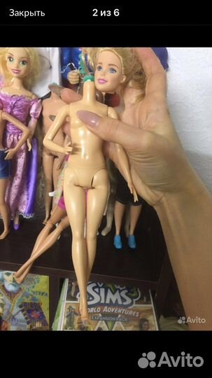 Тела кукол барби, кен, дисней