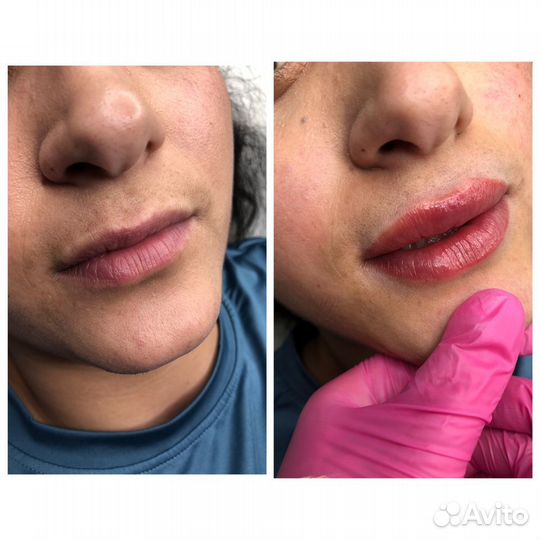 Перманентный макияж бровей, губ