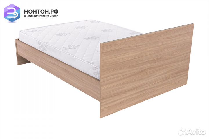 Кровать Классика 0.9 м шимо светлый