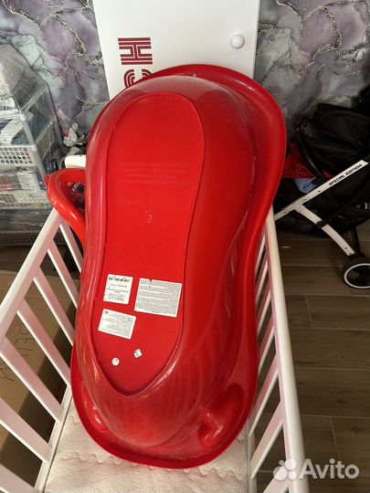 Ванночка для купания с горкой и ковшом