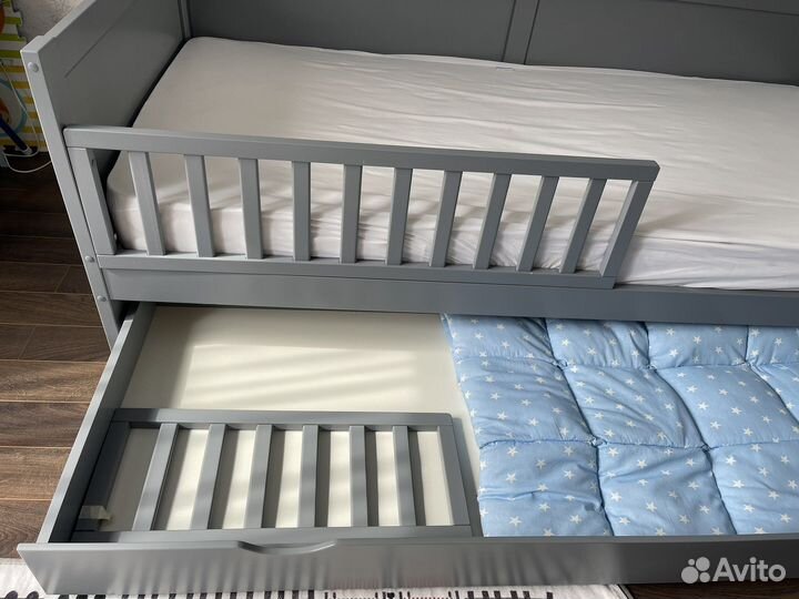 Детская кровать 90 на 2000 с матрасом