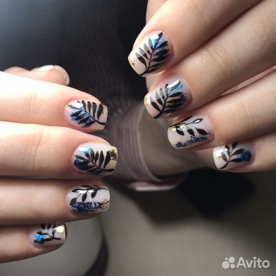 Наращивание ногтей, шеллак, педикюр