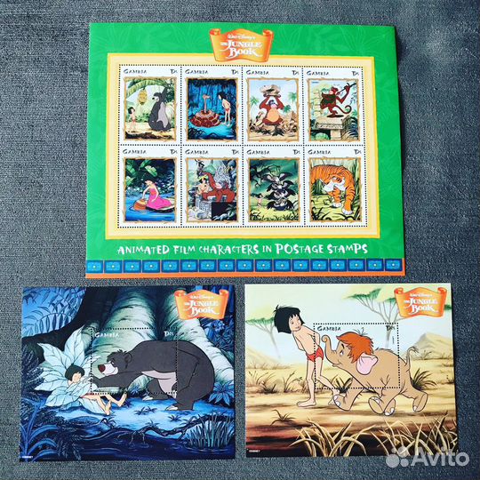Почтовые марки по теме Мультфильмы Дисней