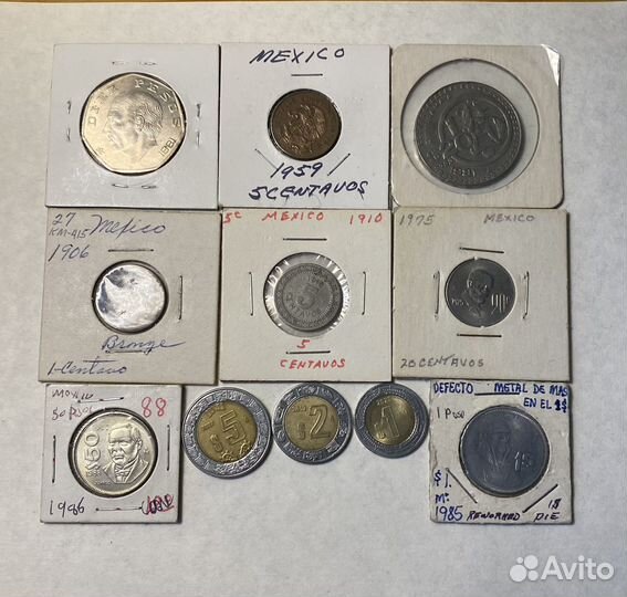 Монеты Мексики