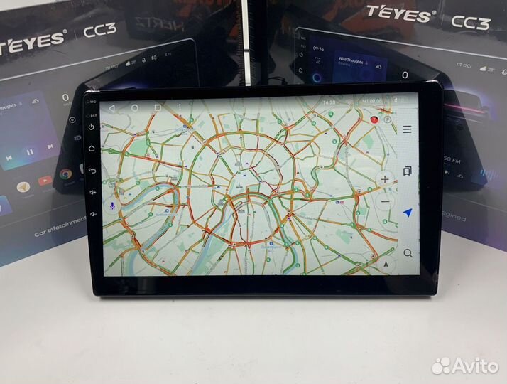 Магнитола на андройде Teyes CC3 6/128 для Киа