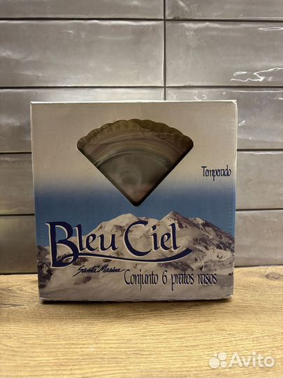 Тарелки Bleu Ciel, 6 штук