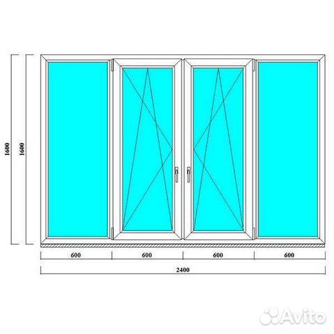 Окно пвх на балкон