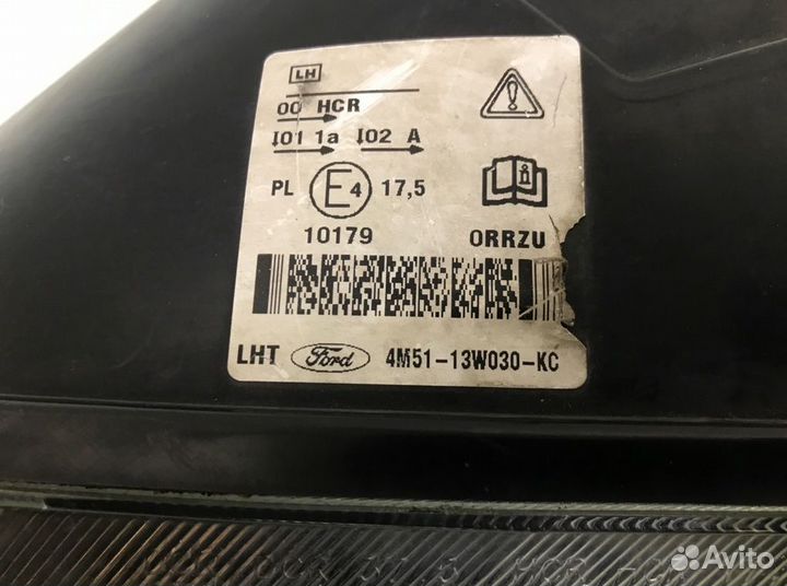 Фара 4M5113W030KC Ford Focus 2 (2004-2011)