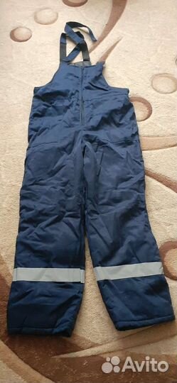 Рабочий зимний полукомбинезон