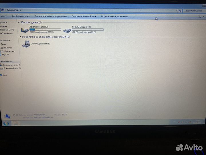 Ноутбук samsung