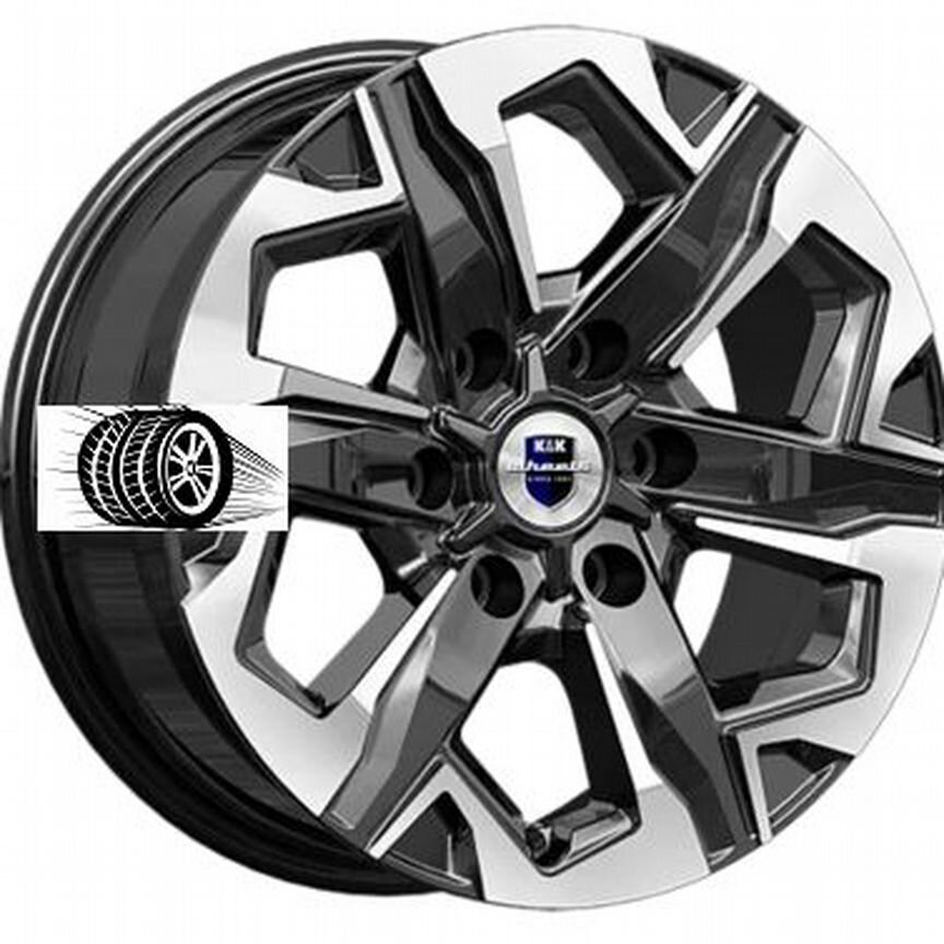 Литые диски K&K 7.5×R17 6×139.7