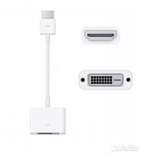 Переходник адаптер hdmi dvi apple