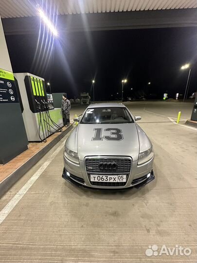 Бампер передний на audi a6 c6 рестайлинг