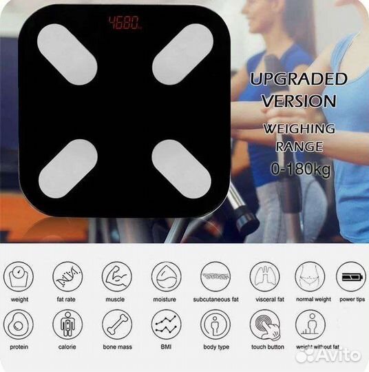Весы умные напольные новые