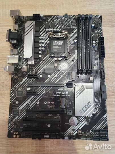 Материнская плата asus prime B460-plus