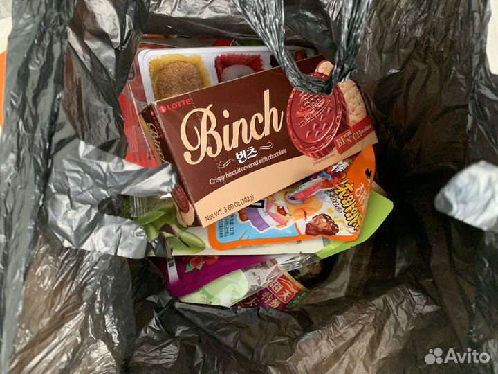 Пакет корейских сладостей