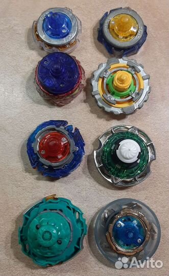 Волчки бей блейд 8шт и арена