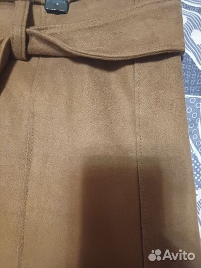 Юбка,искусственная замша 52 размер