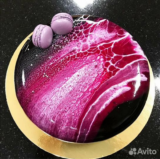 Зеркальная глазурь белая