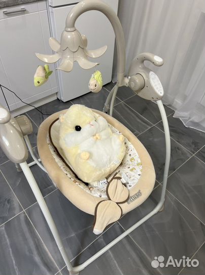 Электрокачели детские Pituso Carino Beige