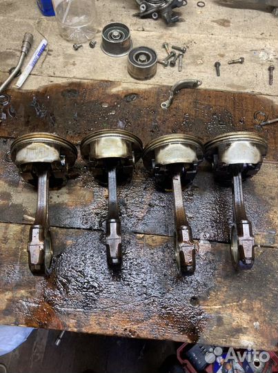 Поршни шатуны subaru ej25