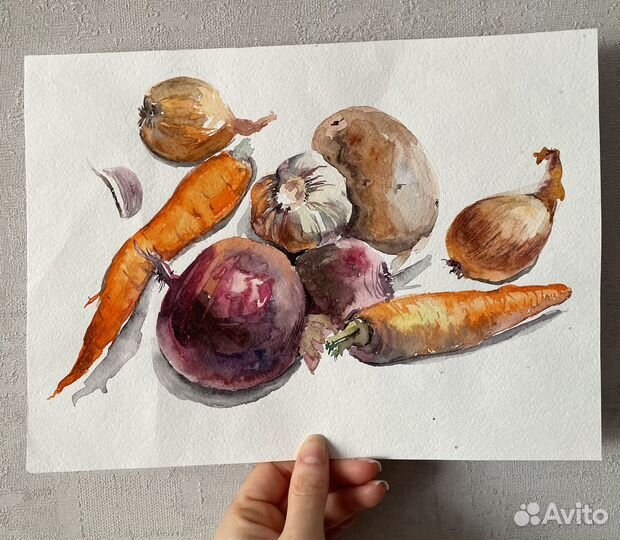 Картина акварель