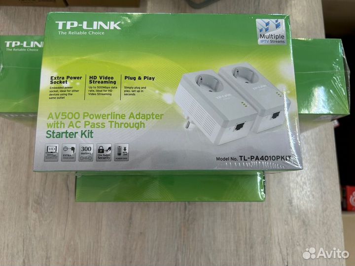 Адаптер PowerLine TP-Link TL-PA4010pkit