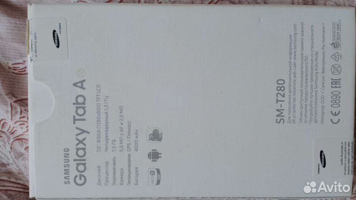 Планшет samsung galaxy tab a6