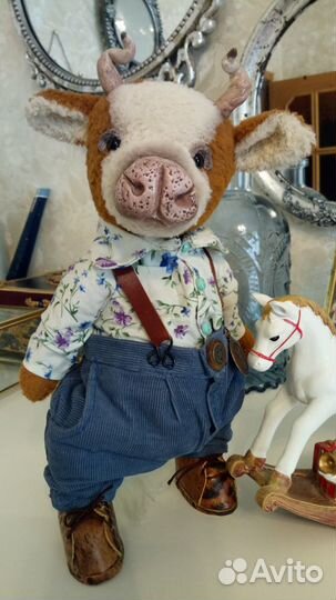 Кукла Тедди -Бычок ручная работа